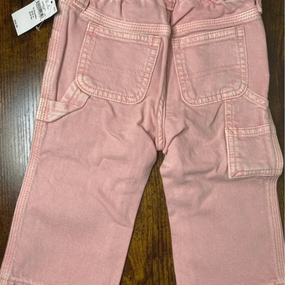Gap Pink Carpenter Jeans size 12-18m‎ NWT